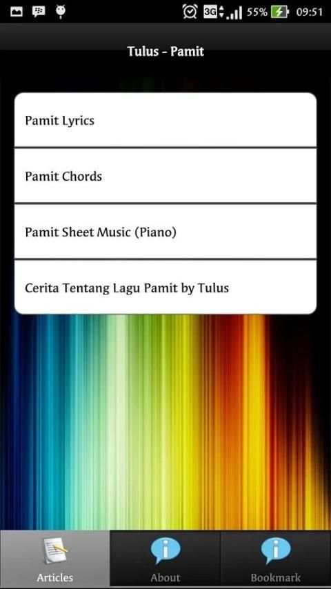 Pamit Tulus Lirik 5 تصوير الشاشة