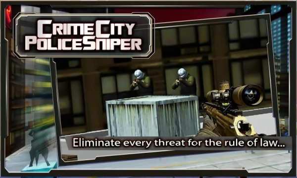 Crime City Police Sniper स्क्रीनशॉट 8