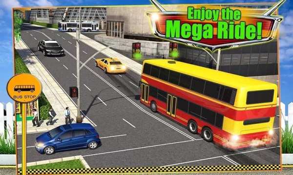 Modern Bus Driver 3D Sim स्क्रीनशॉट 2