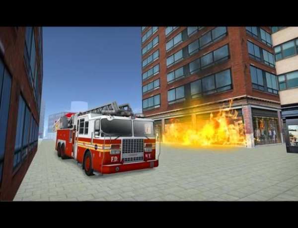 Fire Truck Simulator 2016 स्क्रीनशॉट 2