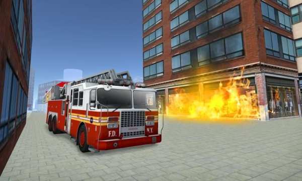 Fire Truck Simulator 2016 स्क्रीनशॉट 10