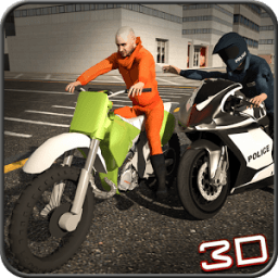 Police Bike Prisoner Chase 3D icon