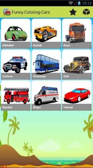 FUNNY COLORING CARS screenshot 3