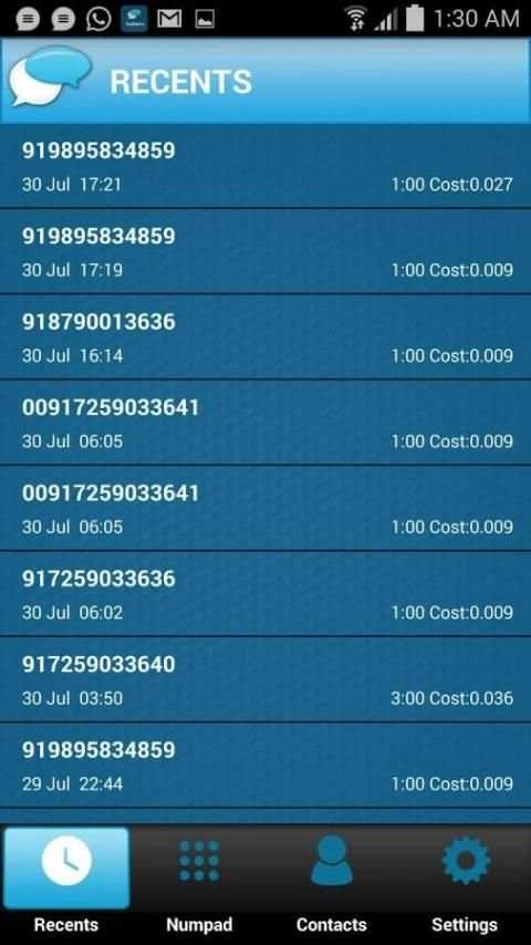 iCallMore Blue скриншот 2