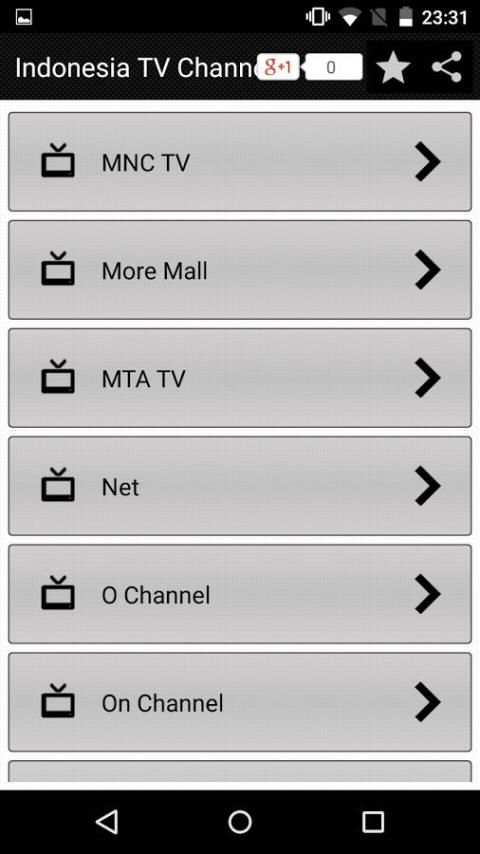 Indonesia TV Channels Info स्क्रीनशॉट 5