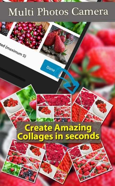 Multi Photos Camera Collage скриншот 5