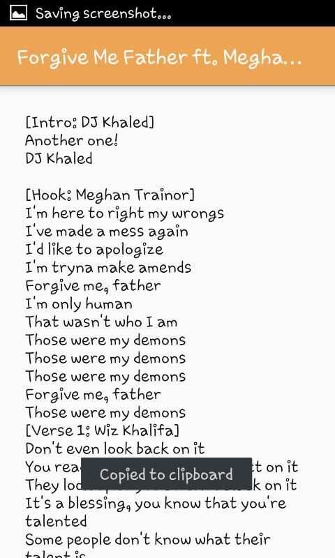 Major Key DJKhaled FREE lyrics 1 تصوير الشاشة
