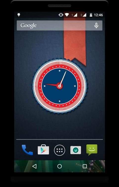 USA Clock Live Wallpaper screenshot 5