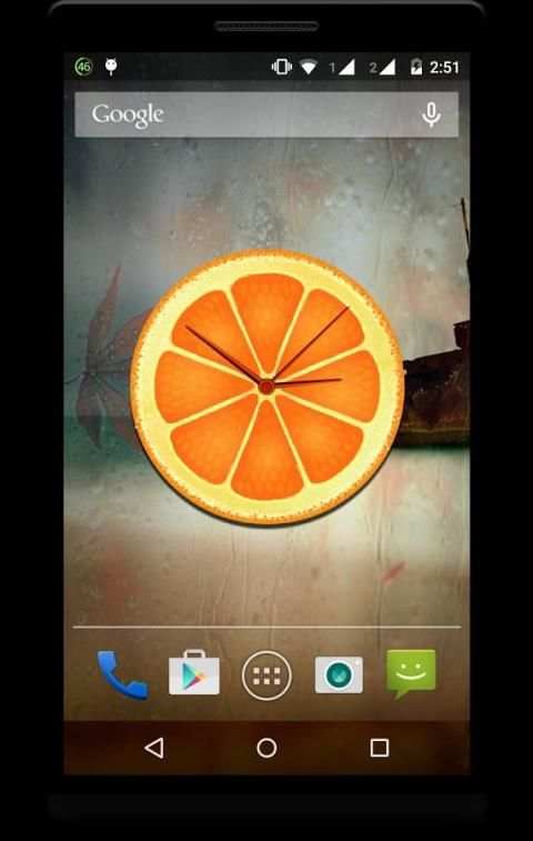 Fruit Clock Live Wallpaper screenshot 7
