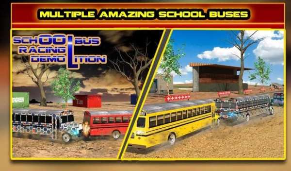 School Bus Racing: Demolition स्क्रीनशॉट 2