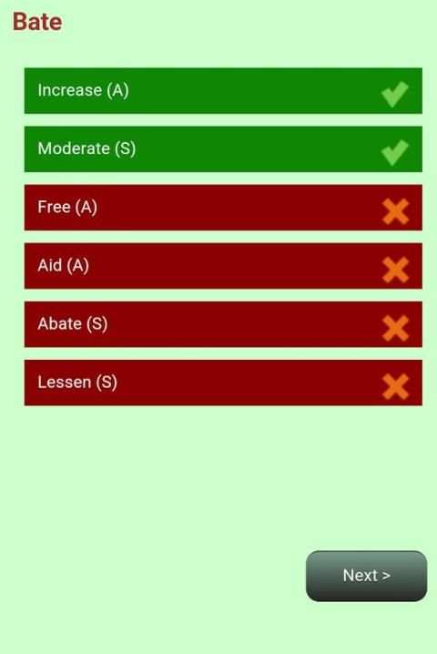 Synonyms-Antonyms Challenge screenshot 1