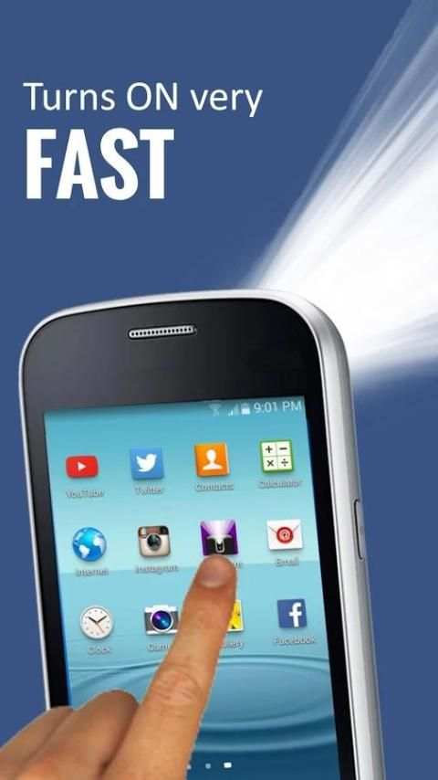 Fast & Bright Flashlight स्क्रीनशॉट 1