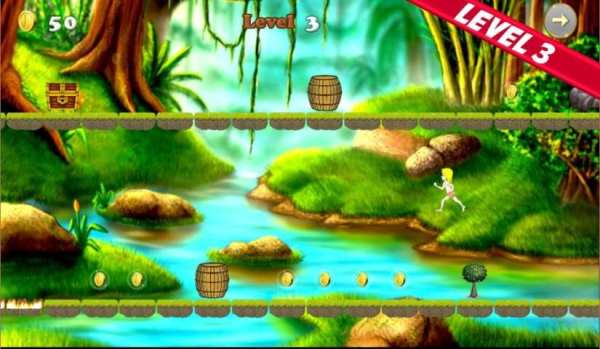 jungle Tarzan Run Game स्क्रीनशॉट 2