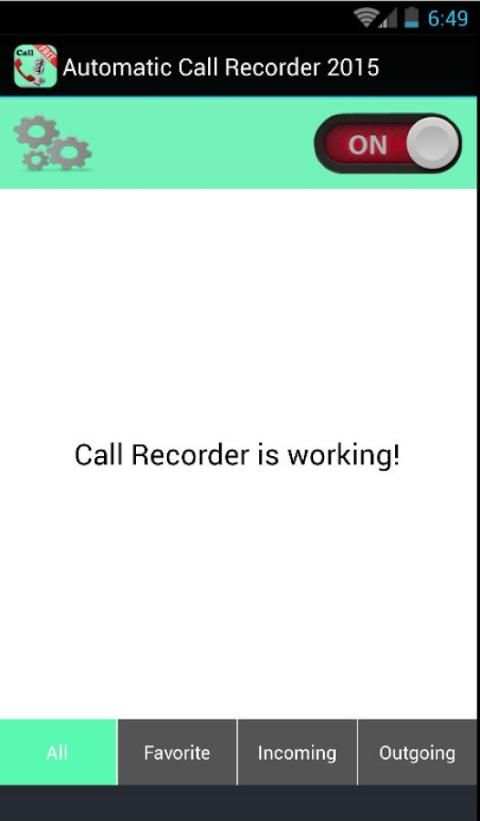 Automatic Call Recorder 2015 स्क्रीनशॉट 5