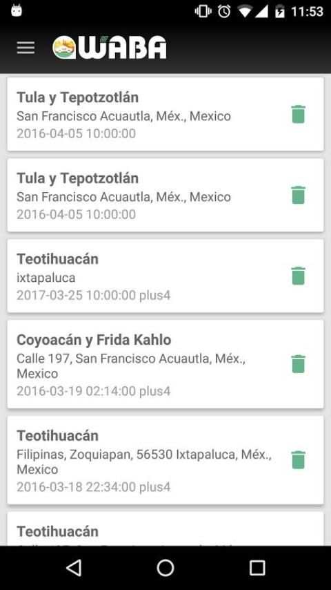 Waba es tu guía, es tu chofer 1 تصوير الشاشة