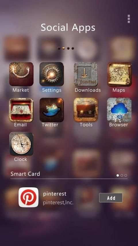 Old Castle Go Launcher Theme скриншот 3
