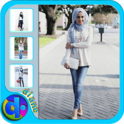 ikon Hijab Jeans Fashion