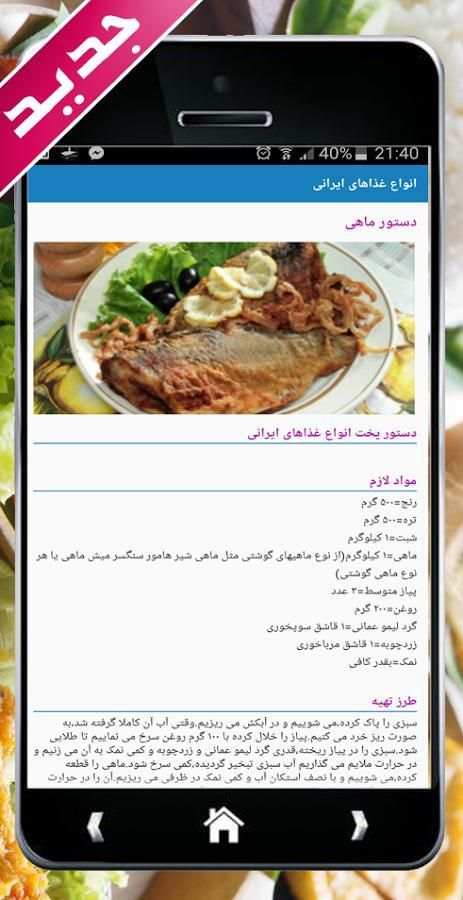 طرز تهیه غذاهای ايرانى جديد 2 تصوير الشاشة