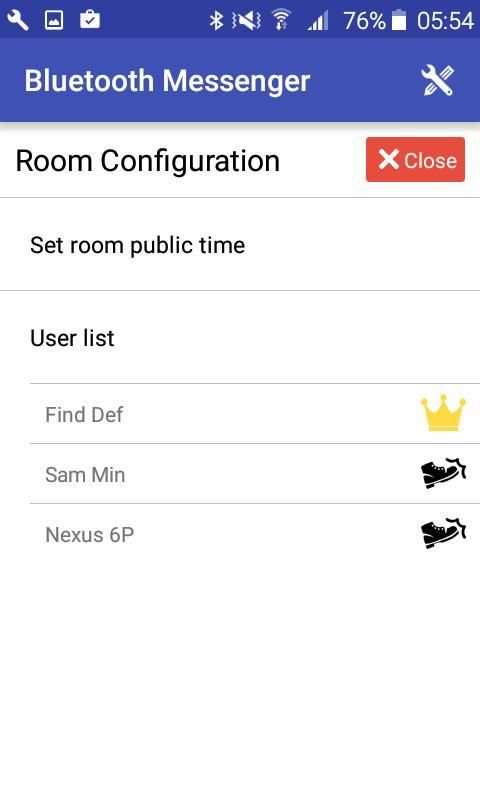 Bluetooth Messenger screenshot 3