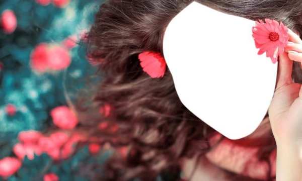 Woman Hair Flowers Editor screenshot 1