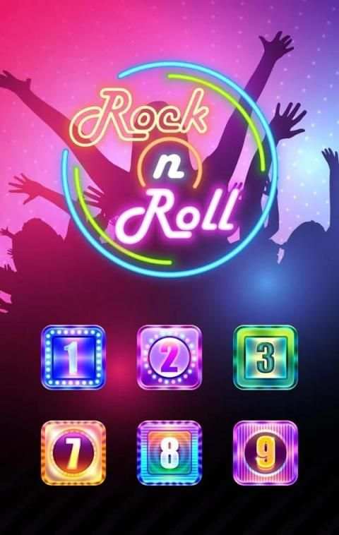 rocknroll Theme- AppLock Theme 3 تصوير الشاشة