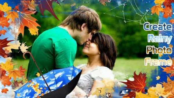 Rain Photo Frames स्क्रीनशॉट 1