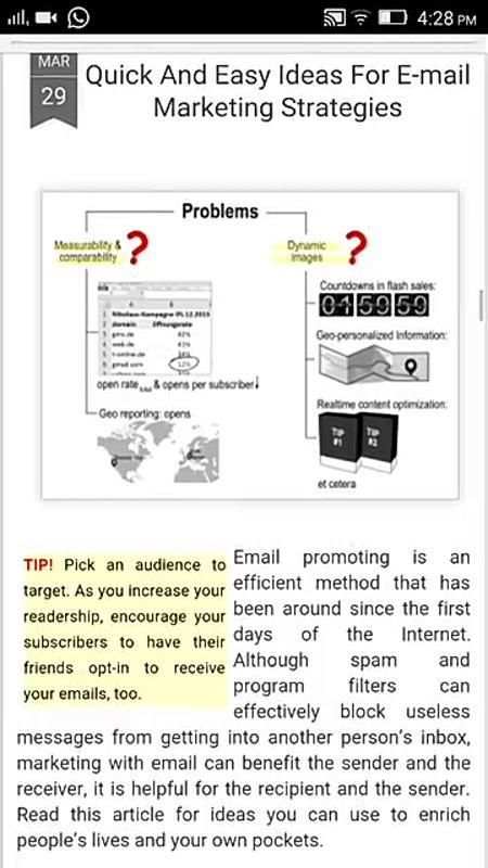Email marketing Tips screenshot 2