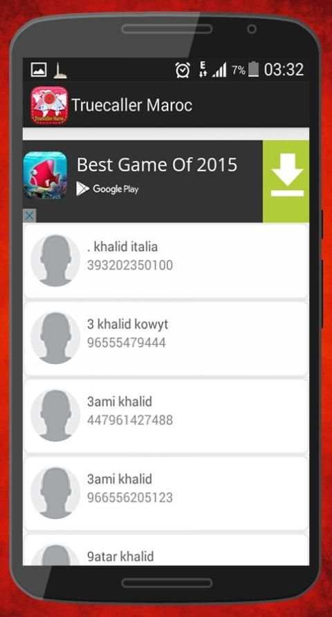 Truecaller Maroc скриншот 1