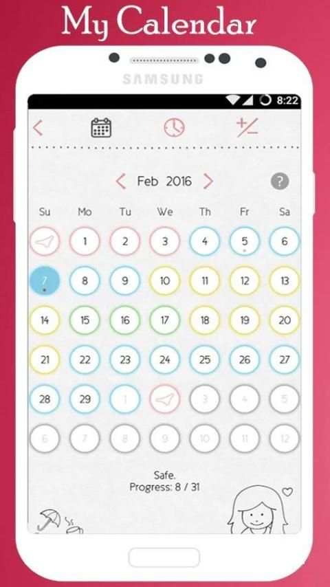 My Calendar Ovulation screenshot 1