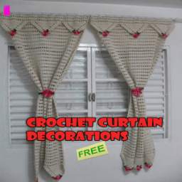 Crochet Curtain Decoration