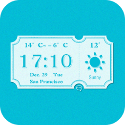 Ticket - iDO Weather widget أيقونة