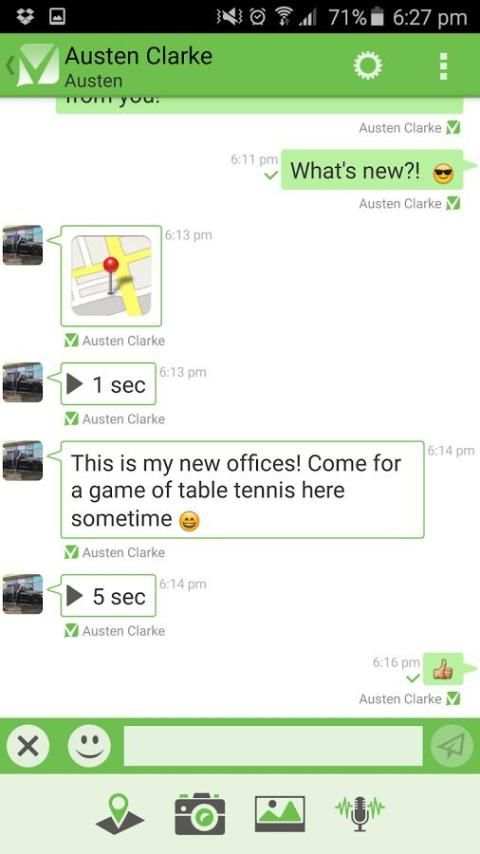 Vmail - text & voice messenger screenshot 5