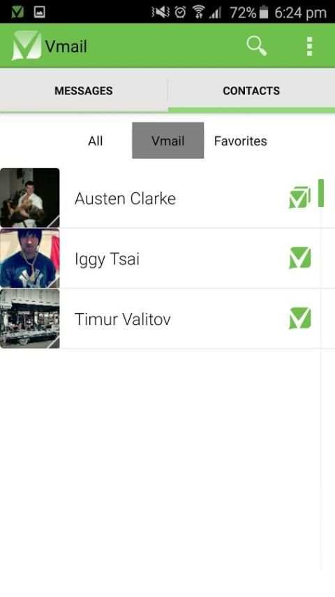 Vmail - text & voice messenger screenshot 2