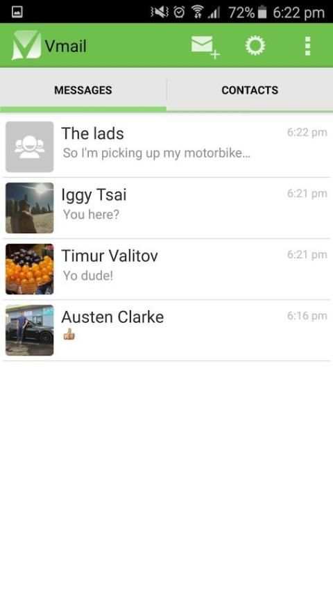 Vmail - text & voice messenger screenshot 3