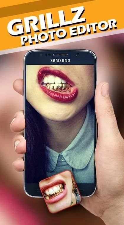 Grillz Teeth Camera screenshot 1