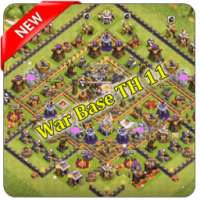 War Base Map COC TH 11