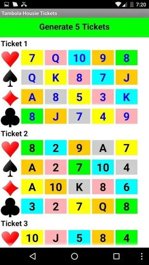 Housie Game 2 تصوير الشاشة