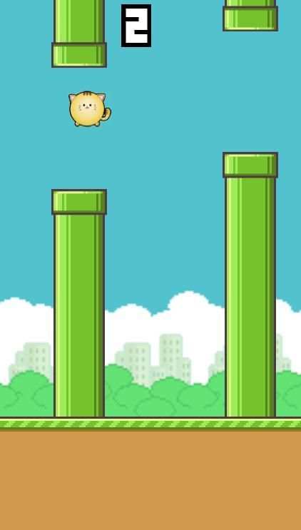 Flappy Puffi screenshot 1