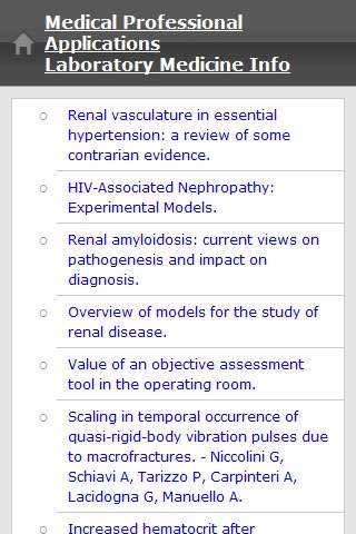 Laboratory Medicine Info screenshot 1