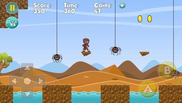 Super NINJA Bros run screenshot 3