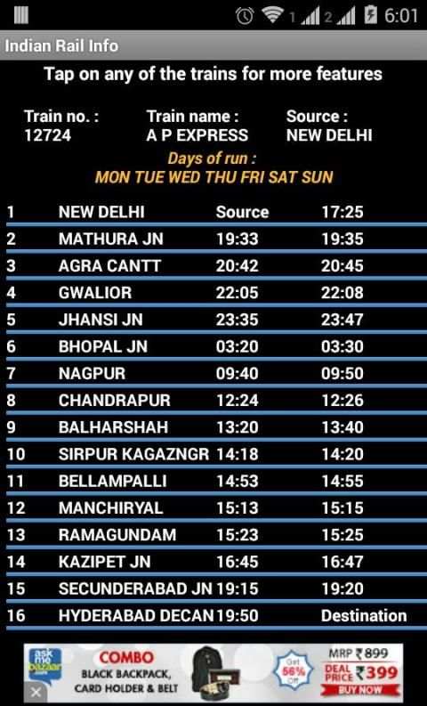 Indian Rail स्क्रीनशॉट 11