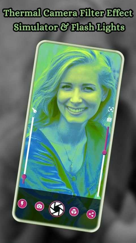 Thermal Camera Filter Effect SimulatorFlash Lights screenshot 4