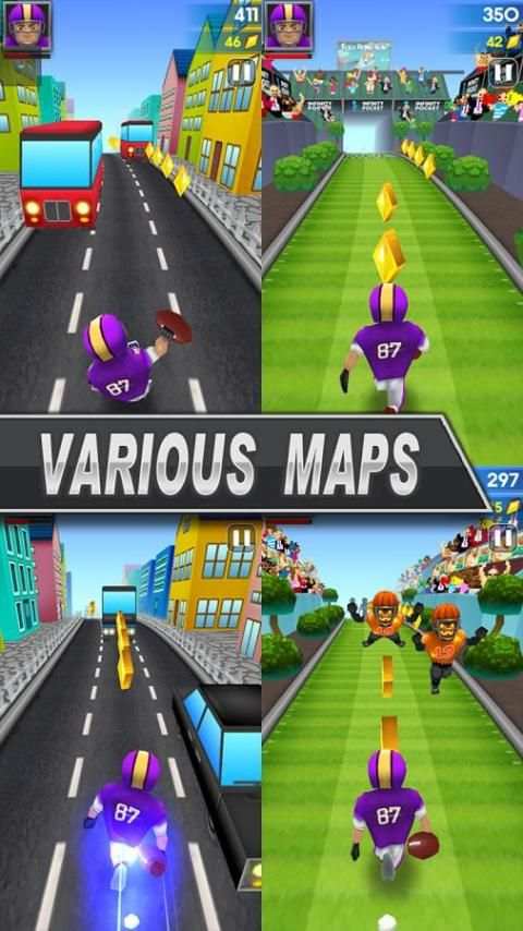 TouchDown Rush : Football Run 1 تصوير الشاشة