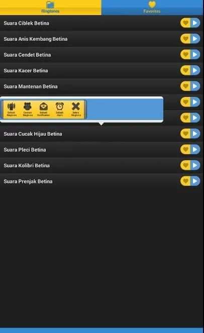 Kicau Burung Betina screenshot 1