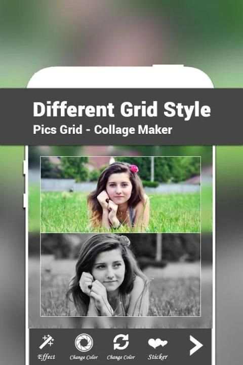 Pics Grid - Collage Maker 2 تصوير الشاشة