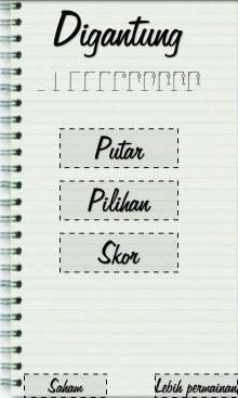 Digantung, Indonesia permainan  screenshot 1