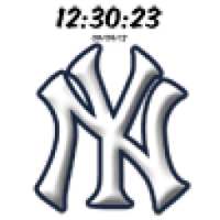 Digital Clock New York Yankees on 9Apps