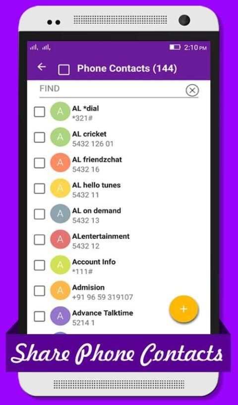 Backup Apps and Share Contacts screenshot 5