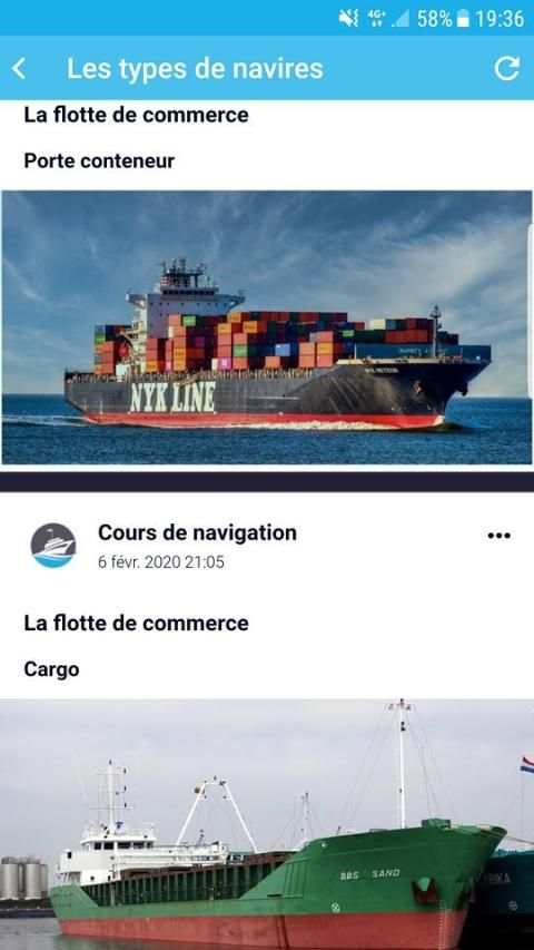 Cours de navigation maritime скриншот 4