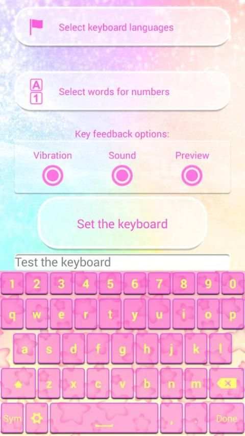 Dream Colors Keyboard Theme screenshot 6